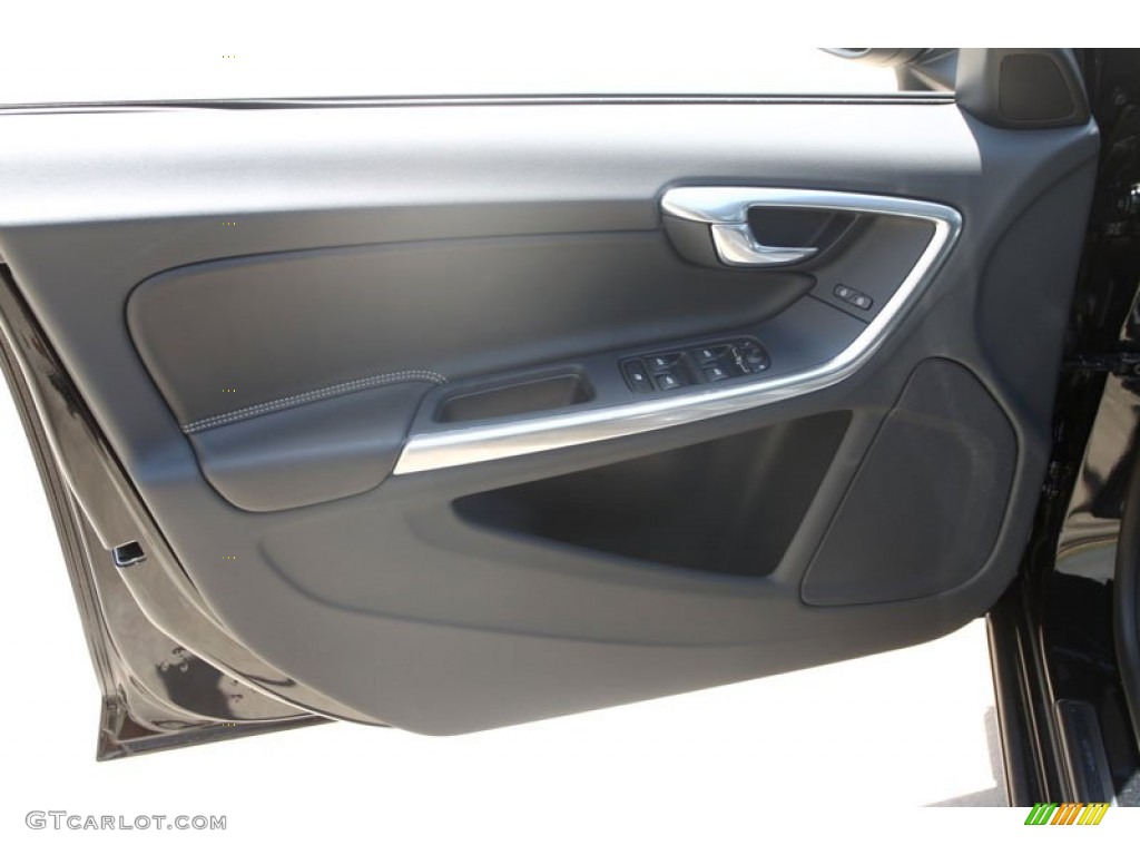 2012 Volvo S60 R-Design AWD R-Design Off Black Door Panel Photo #54269267