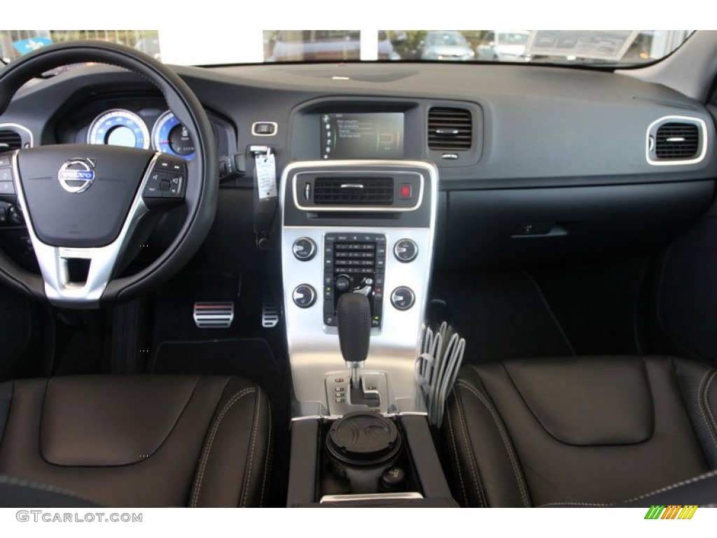 2012 Volvo S60 R-Design AWD R-Design Off Black Dashboard Photo #54269483