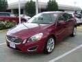 2012 Flamenco Red Metallic Volvo S60 T6 AWD  photo #3