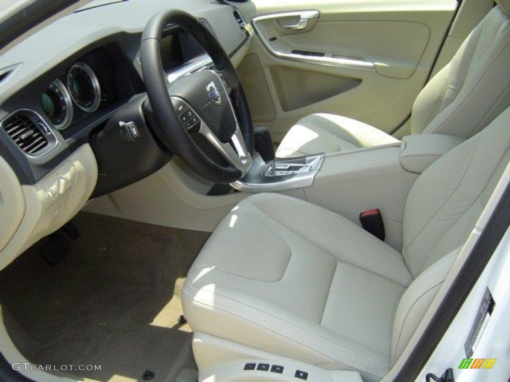 Soft Beige Interior 2012 Volvo S60 T6 AWD Photo #54269849