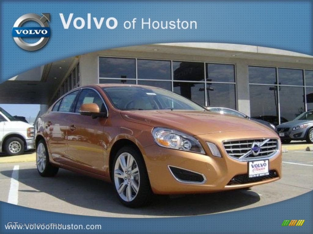 2012 S60 T5 - Vibrant Copper Metallic / Soft Beige photo #1