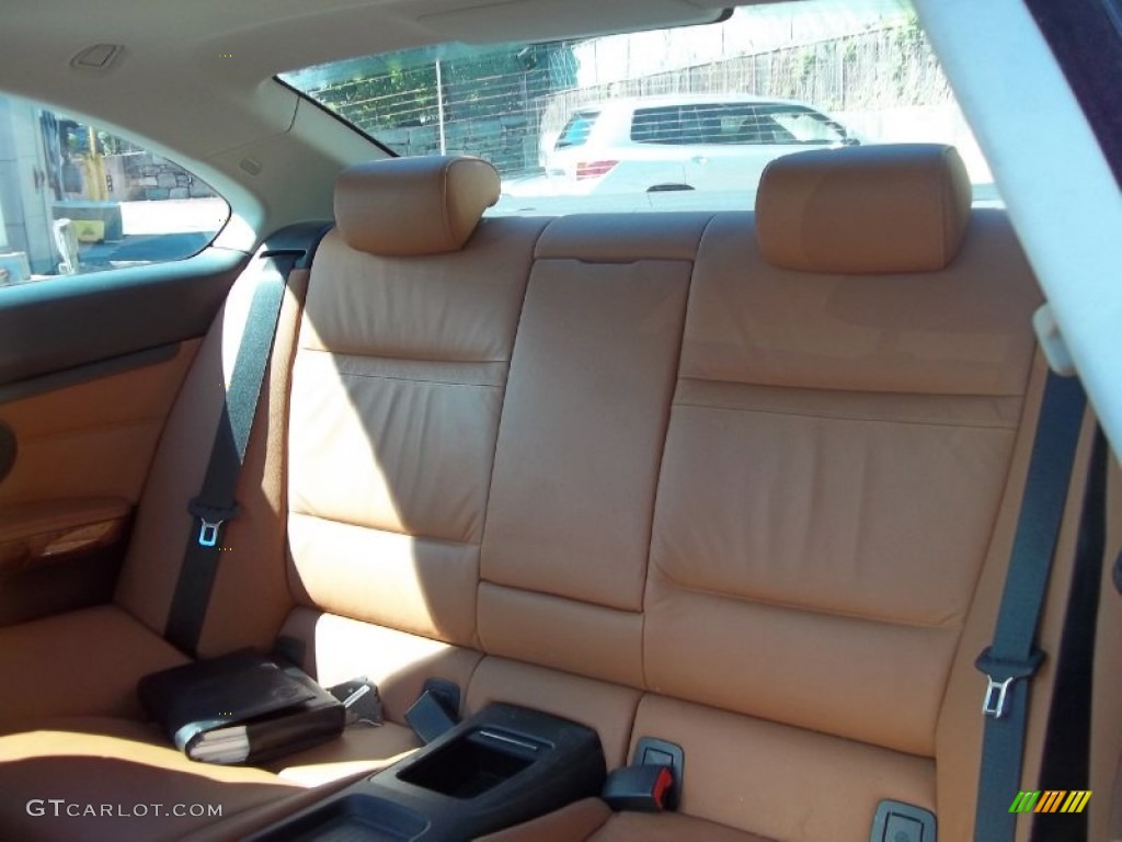 2007 3 Series 335i Coupe - Montego Blue Metallic / Saddle Brown/Black photo #13