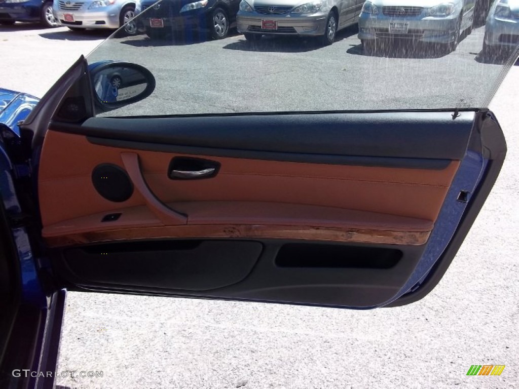 2007 3 Series 335i Coupe - Montego Blue Metallic / Saddle Brown/Black photo #16