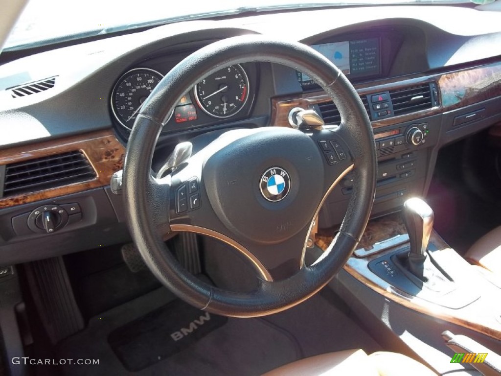2007 3 Series 335i Coupe - Montego Blue Metallic / Saddle Brown/Black photo #23