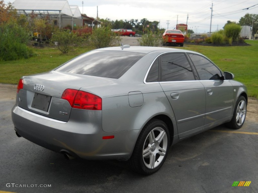 2006 A4 2.0T Sedan - Quartz Gray Metallic / Ebony photo #2