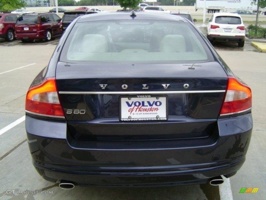 2011 S80 3.2 - Caspian Blue Metallic / Sandstone Beige photo #4
