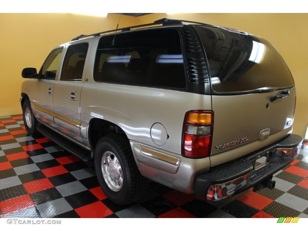 2001 Yukon XL SLT 4x4 - Pewter Metallic / Neutral Tan/Shale photo #3