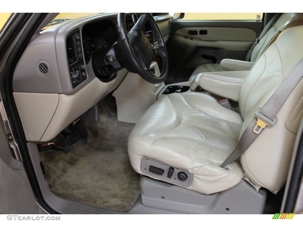 2001 Yukon XL SLT 4x4 - Pewter Metallic / Neutral Tan/Shale photo #12