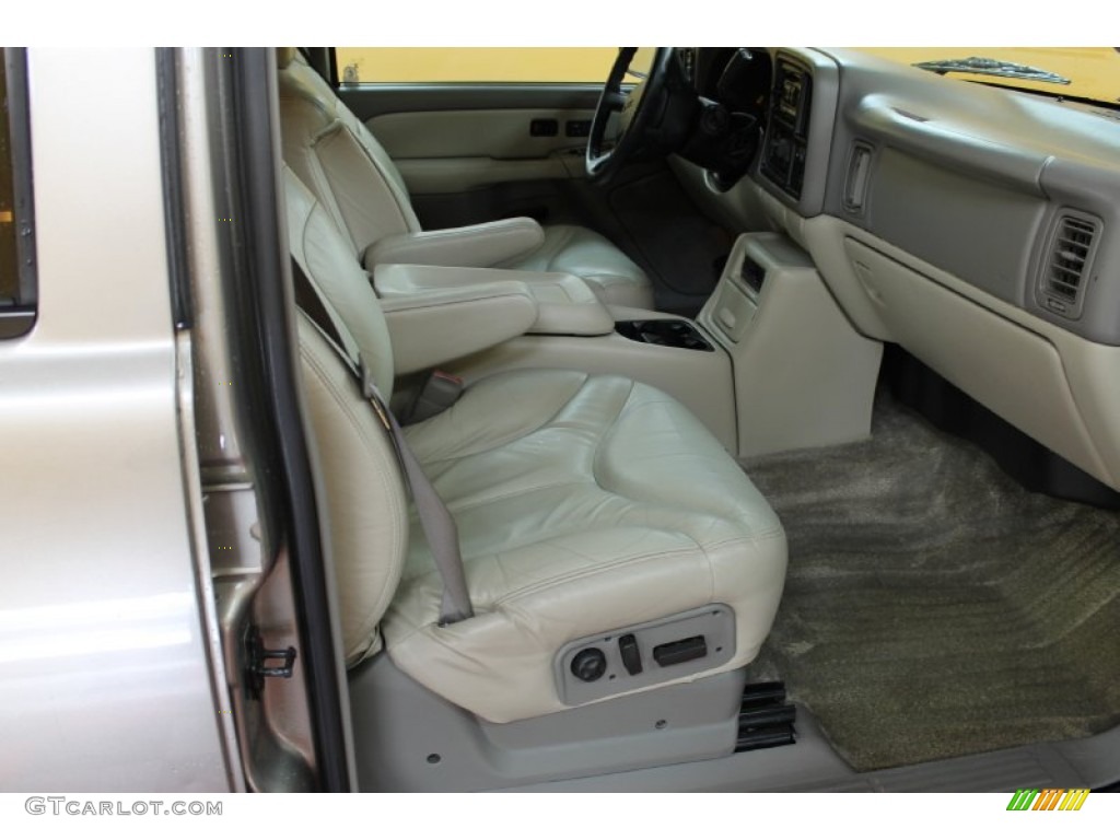 2001 Yukon XL SLT 4x4 - Pewter Metallic / Neutral Tan/Shale photo #18