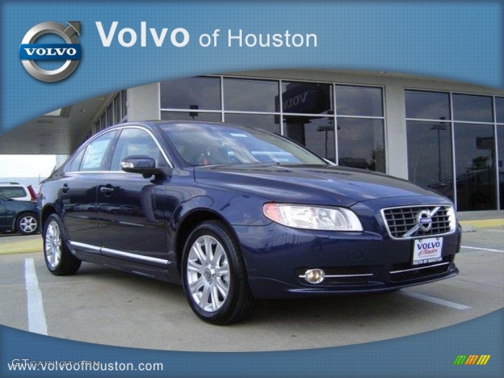 2011 S80 3.2 Inscription - Caspian Blue Metallic / Espresso Brown/Soft Beige photo #1