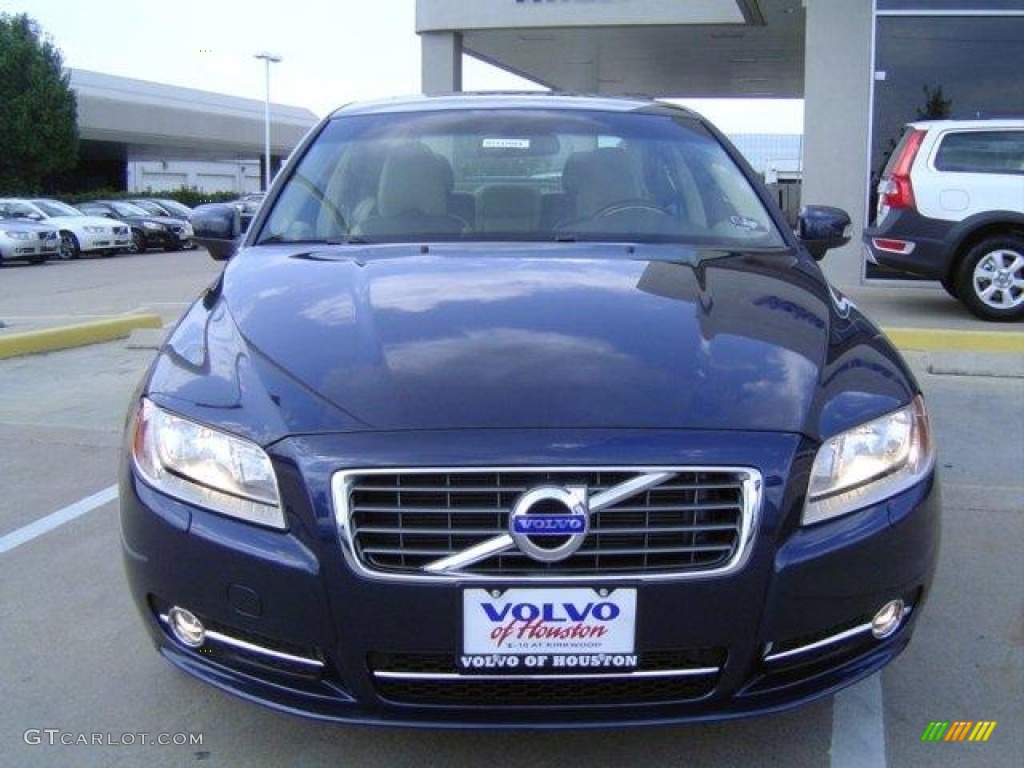 2011 S80 3.2 Inscription - Caspian Blue Metallic / Espresso Brown/Soft Beige photo #2