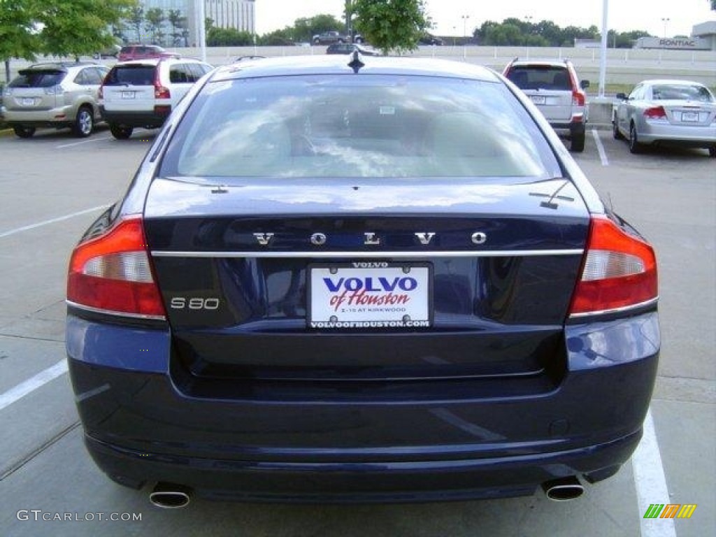2011 S80 3.2 Inscription - Caspian Blue Metallic / Espresso Brown/Soft Beige photo #4