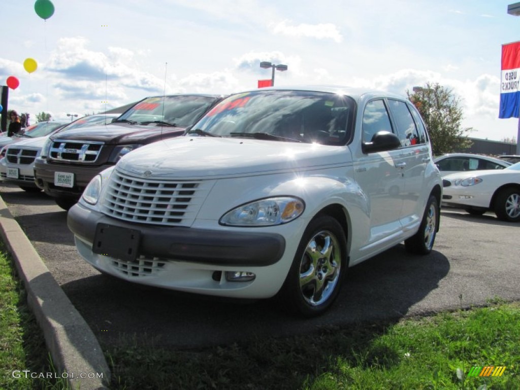 2001 PT Cruiser Limited - Stone White / Taupe/Pearl Beige photo #16