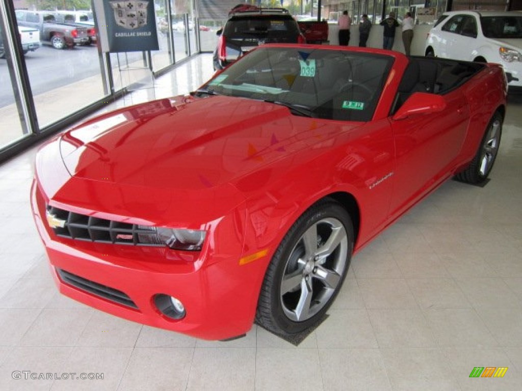 Victory Red 2012 Chevrolet Camaro LT/RS Convertible Exterior Photo #54278273