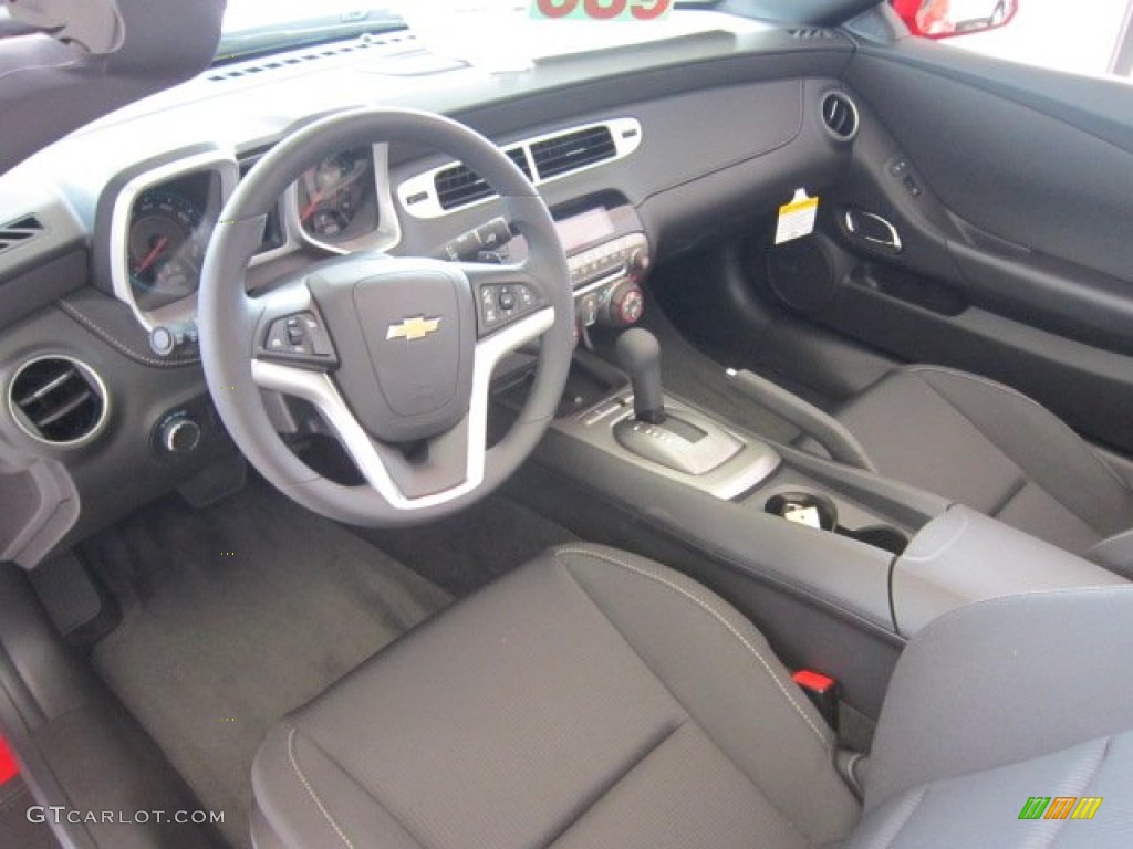Black Interior 2012 Chevrolet Camaro LT/RS Convertible Photo #54278339