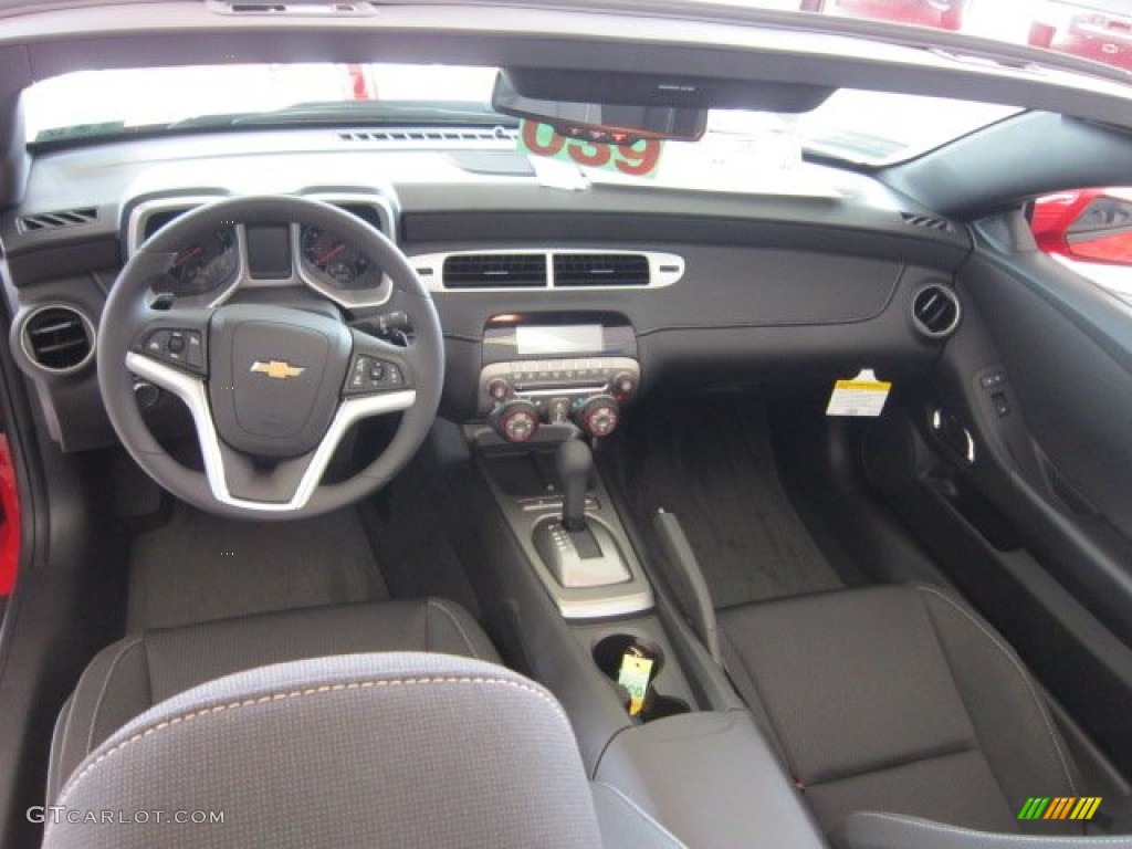 2012 Chevrolet Camaro LT/RS Convertible Black Dashboard Photo #54278366