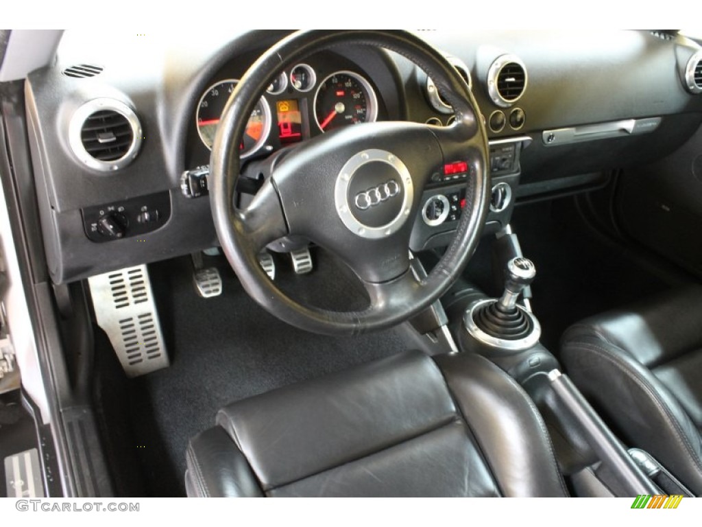 2002 Audi TT 1.8T quattro Coupe Ebony Dashboard Photo #54278473