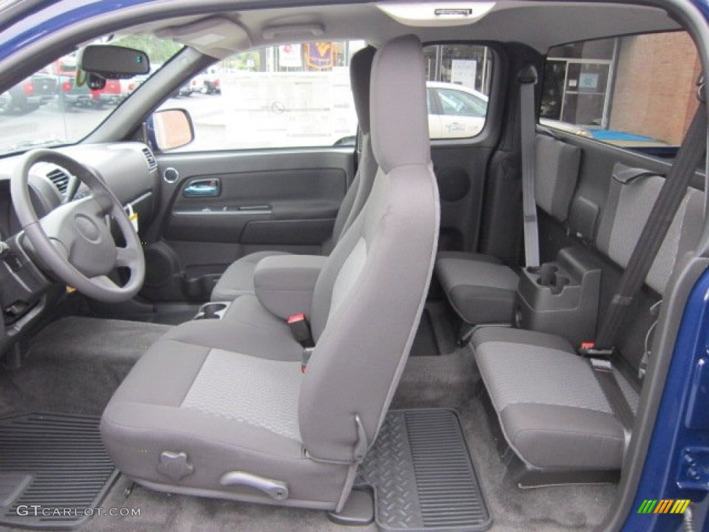 Ebony Interior 2012 Chevrolet Colorado LT Extended Cab 4x4 Photo #54278552