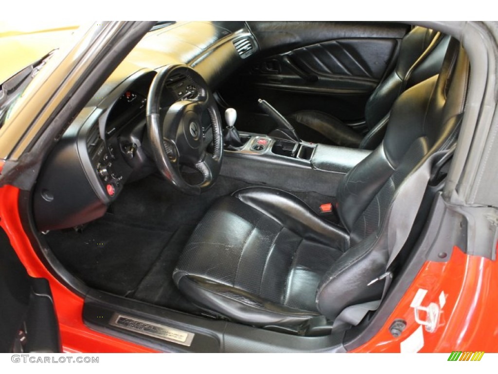 Black Interior 2000 Honda S2000 Roadster Photo #54279458