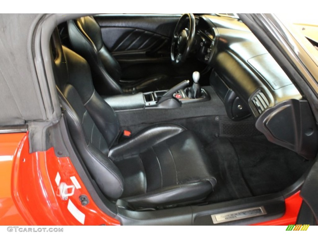 Black Interior 2000 Honda S2000 Roadster Photo #54279473