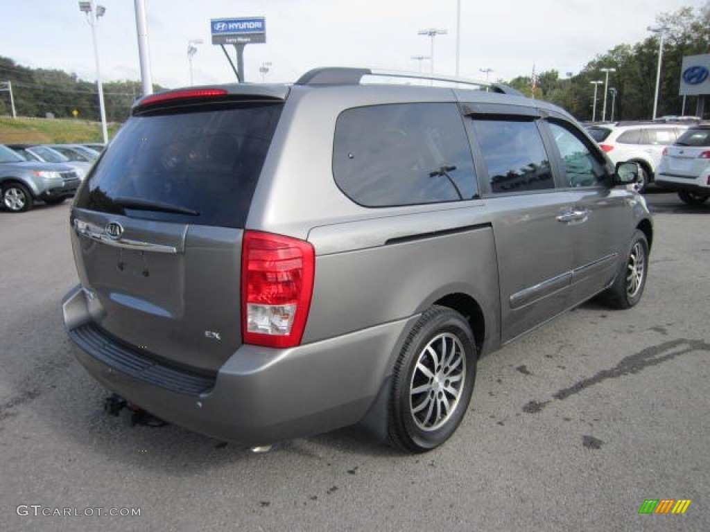 Titanium Silver 2011 Kia Sedona EX Exterior Photo #54280082