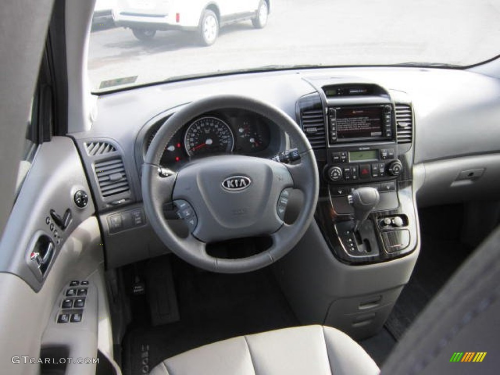 2011 Kia Sedona EX Gray Dashboard Photo #54280139
