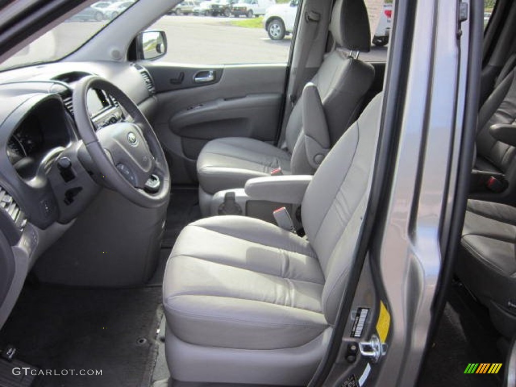 Gray Interior 2011 Kia Sedona EX Photo #54280142