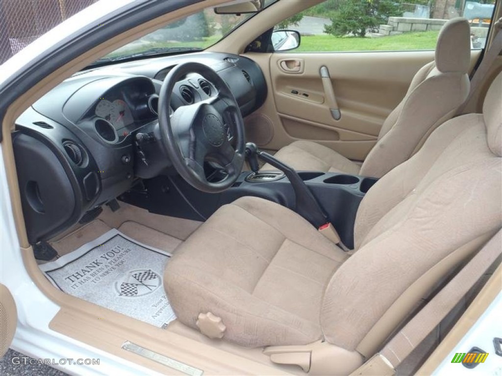 Beige Interior 2000 Mitsubishi Eclipse RS Coupe Photo #54280146