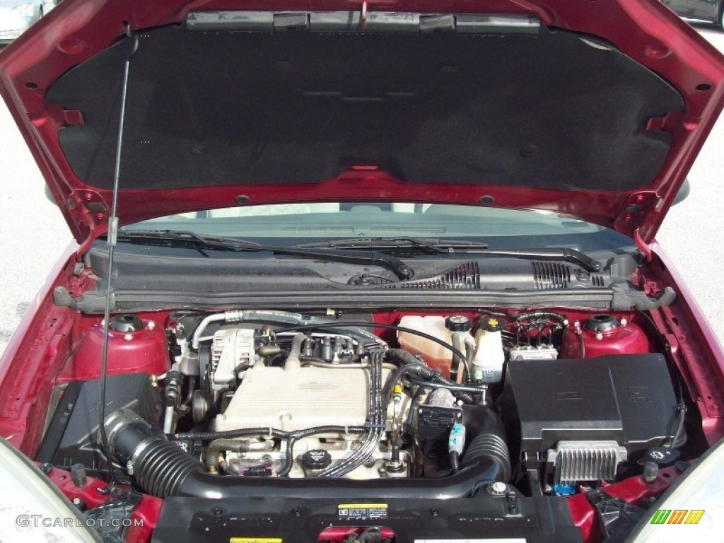 2005 Malibu LS V6 Sedan - Sport Red Metallic / Neutral Beige photo #15