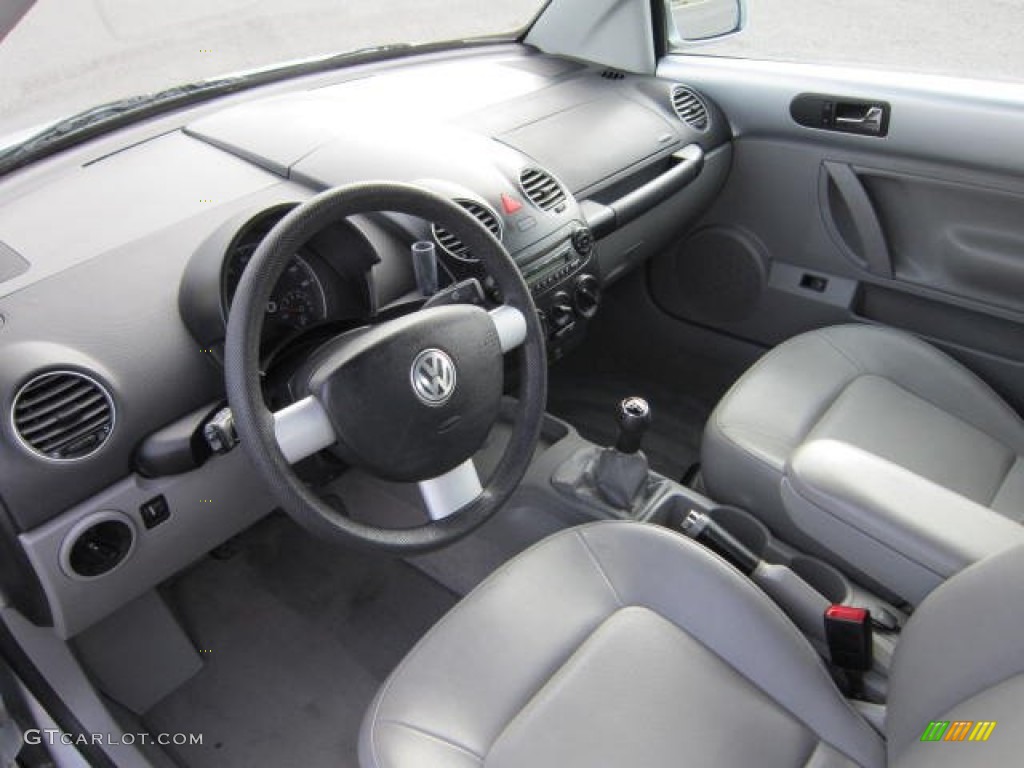 Grey Interior 2007 Volkswagen New Beetle 2.5 Convertible Photo #54280844