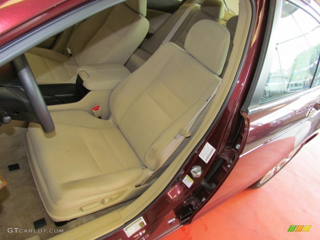 2008 Accord EX V6 Sedan - Basque Red Pearl / Ivory photo #14