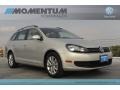 White Gold Metallic 2012 Volkswagen Jetta SE SportWagen