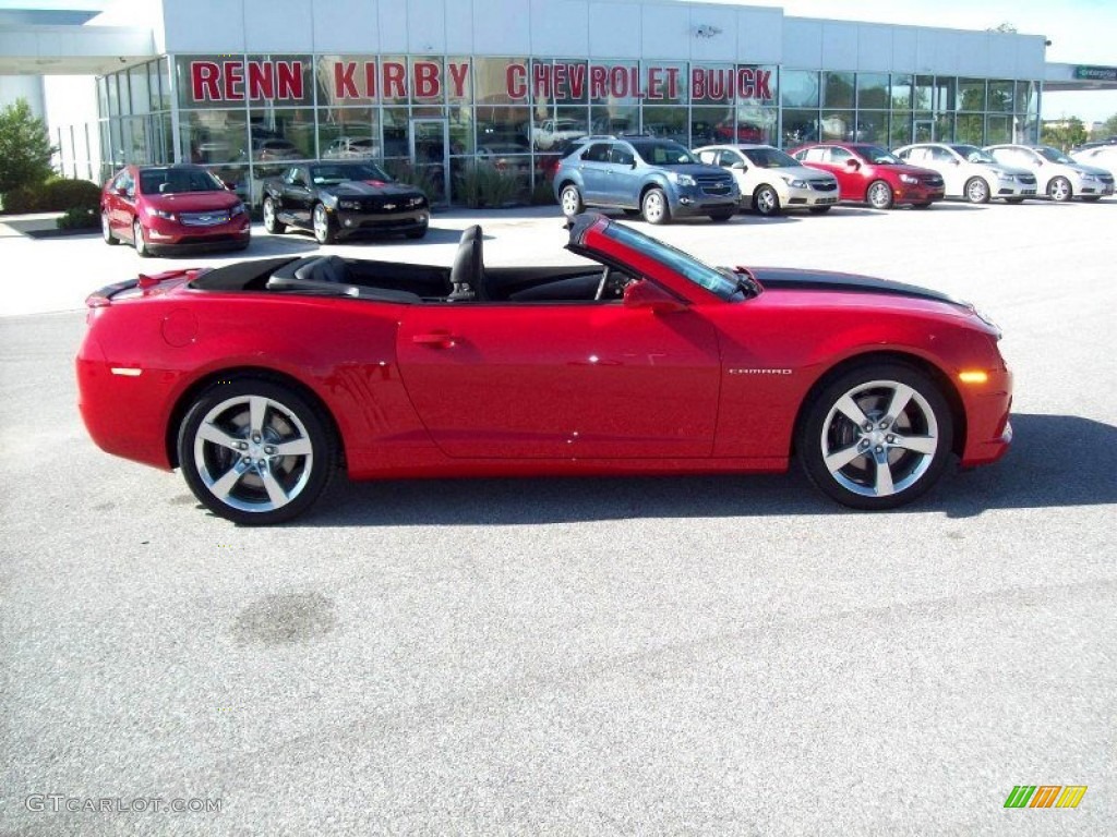 2012 Camaro SS/RS Convertible - Victory Red / Black photo #3
