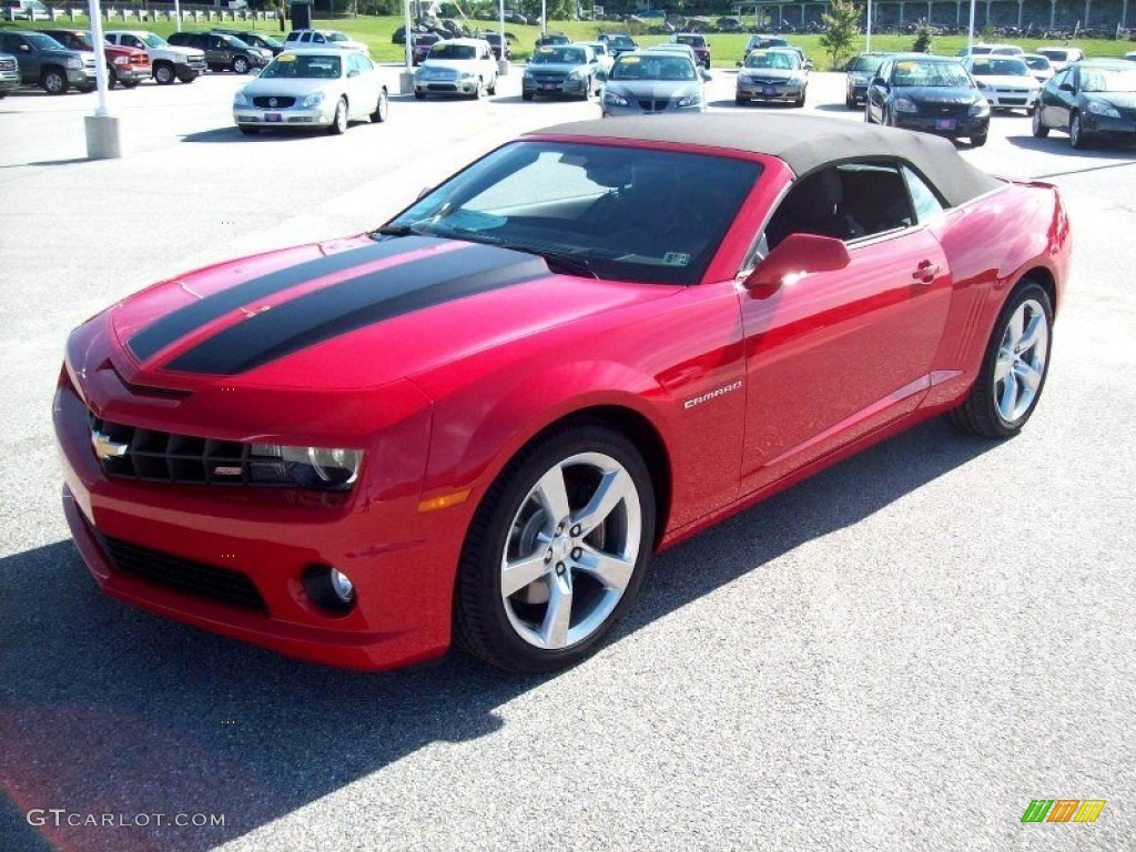 Victory Red 2012 Chevrolet Camaro SS/RS Convertible Exterior Photo #54282599