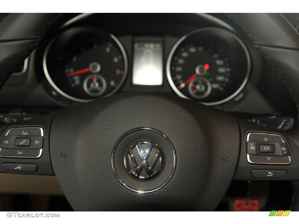 2012 Jetta SE SportWagen - White Gold Metallic / Cornsilk Beige photo #21