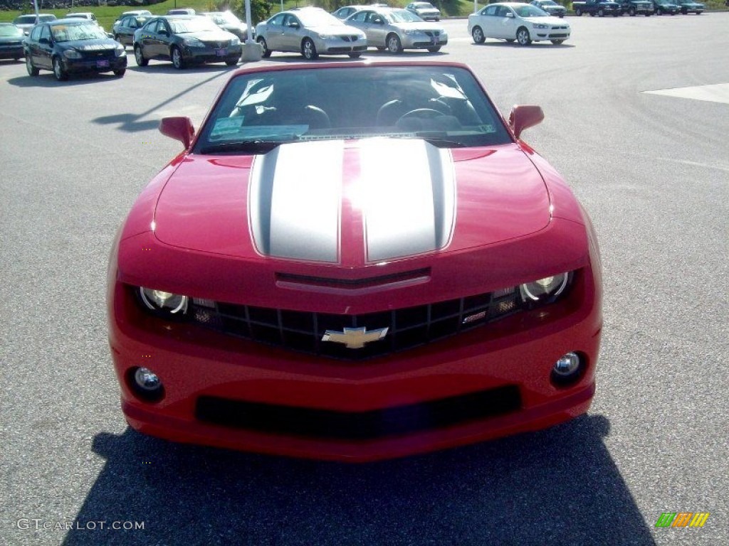 2012 Camaro SS/RS Convertible - Victory Red / Black photo #21