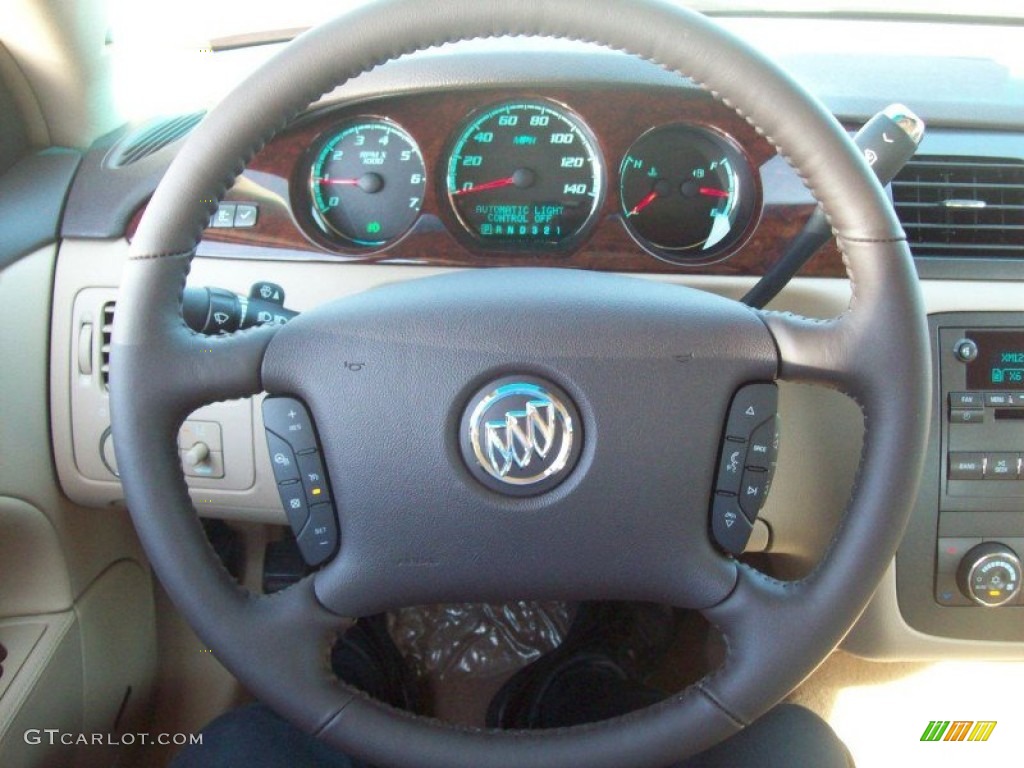 2011 Buick Lucerne CXL Cocoa/Cashmere Steering Wheel Photo #54283085