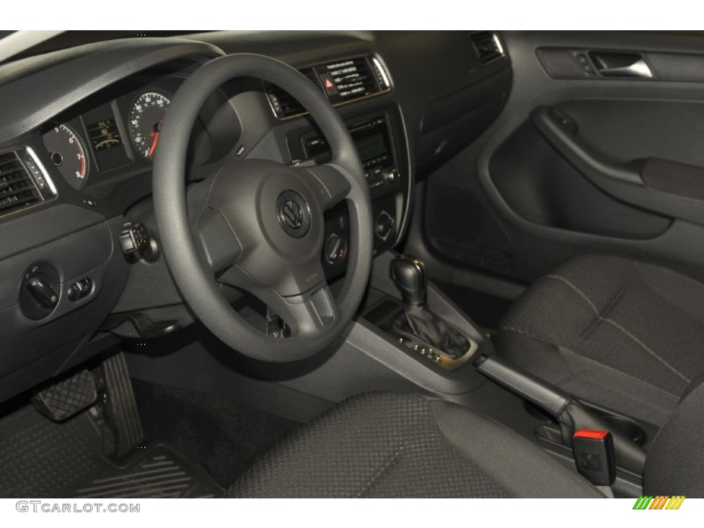 Titan Black Interior 2012 Volkswagen Jetta S Sedan Photo #54284283