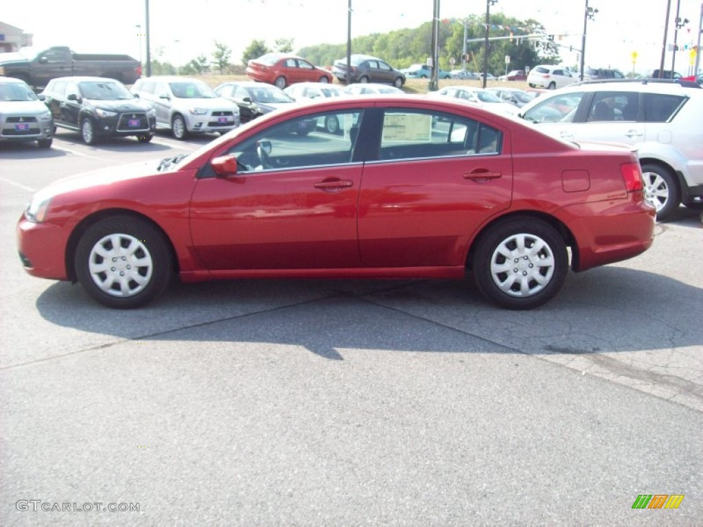 2012 Galant ES - Rave Red / Black photo #1