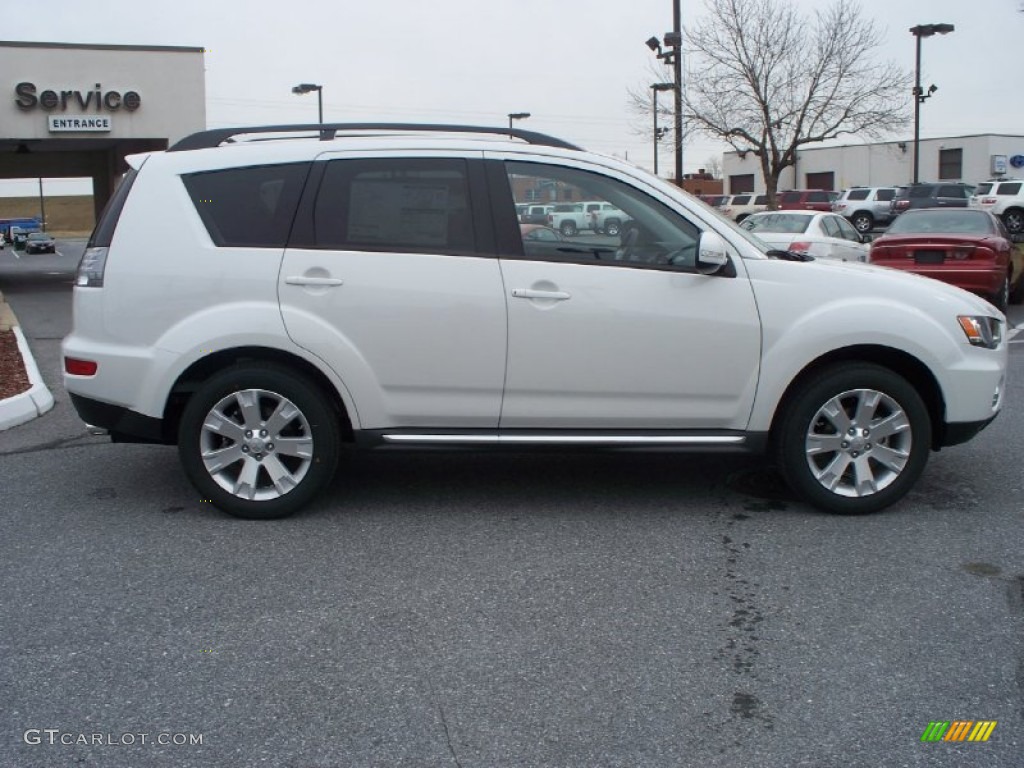 Diamond White Pearl 2012 Mitsubishi Outlander SE AWD Exterior Photo #54285092