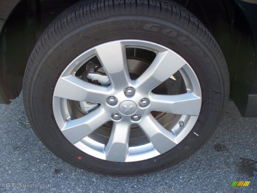 2012 Mitsubishi Outlander GT S AWD Wheel Photo #54285806