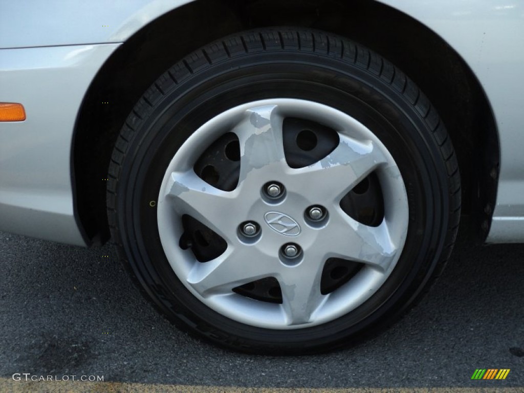2004 Elantra GLS Sedan - Sterling Silver / Gray photo #18