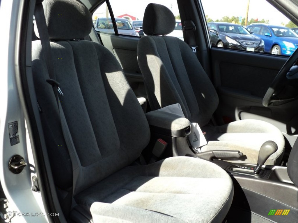 2004 Elantra GLS Sedan - Sterling Silver / Gray photo #31