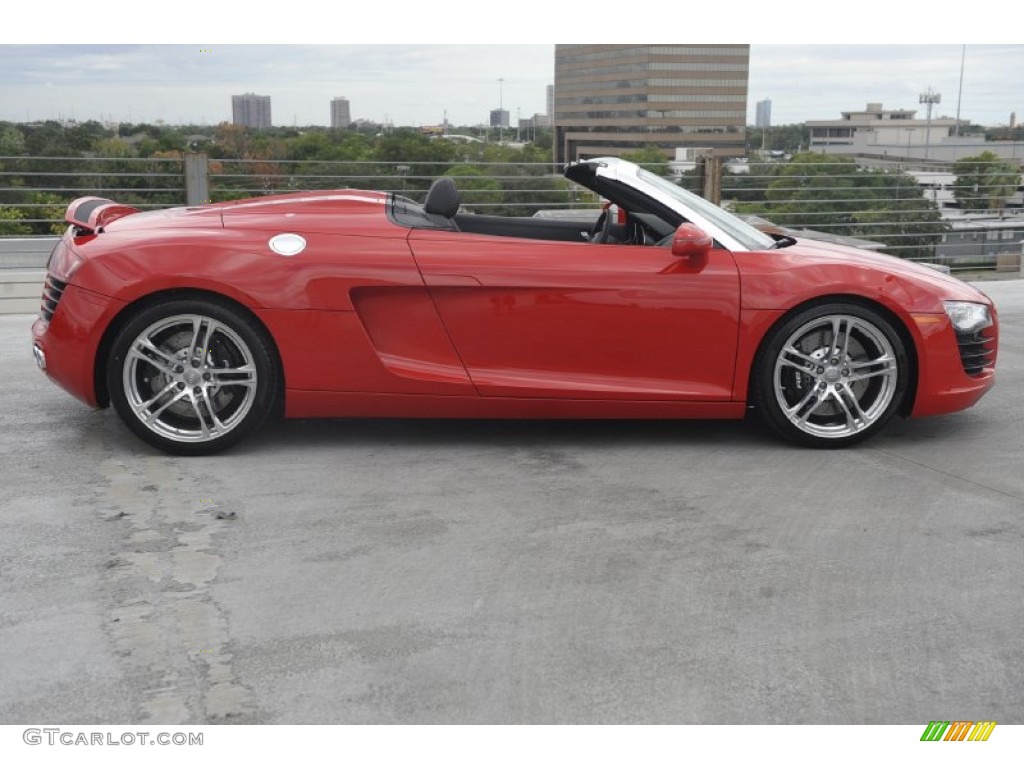 Brilliant Red 2012 Audi R8 Spyder 4.2 FSI quattro Exterior Photo #54287317
