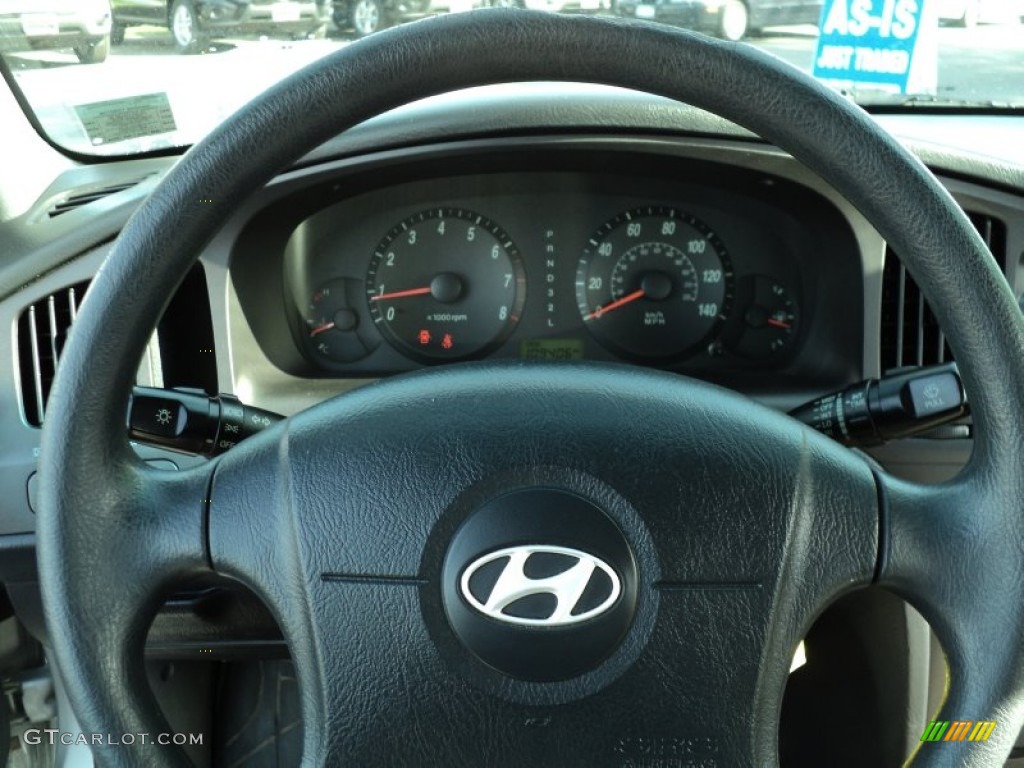 2004 Elantra GLS Sedan - Sterling Silver / Gray photo #33