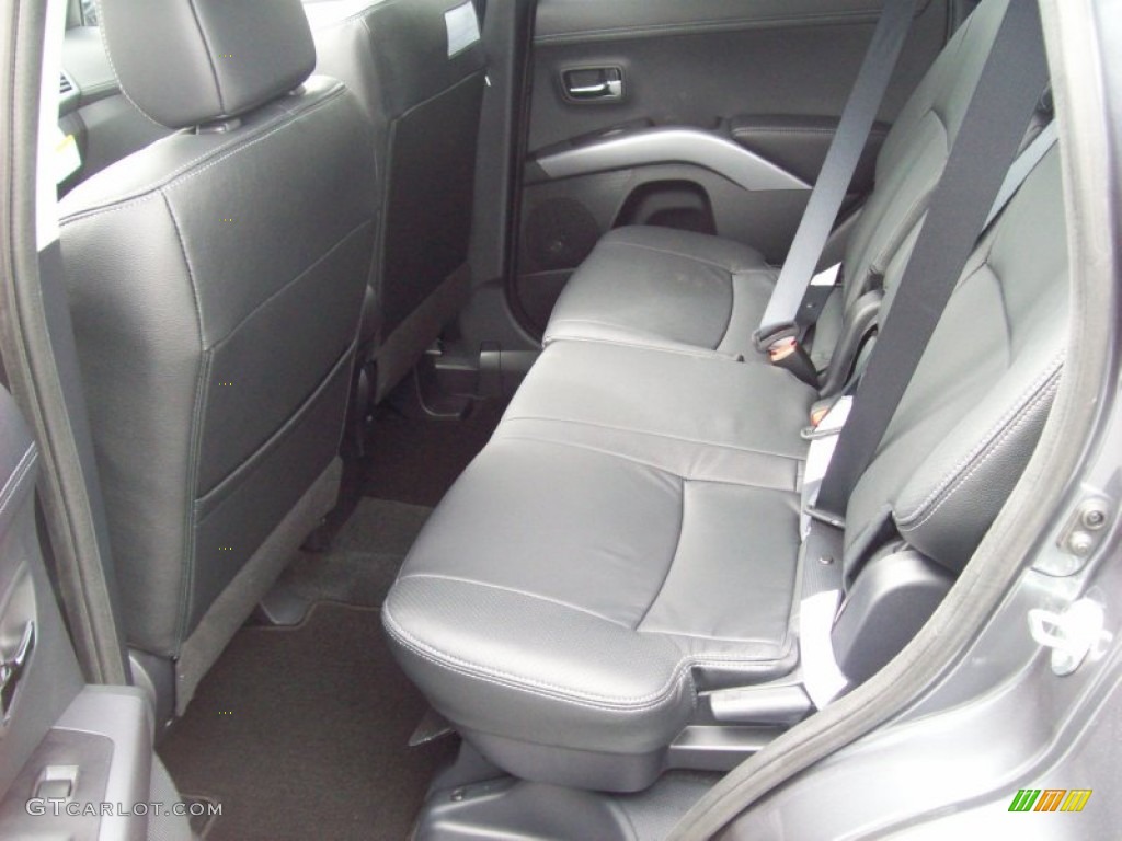 Black Interior 2012 Mitsubishi Outlander GT S AWD Photo #54287486