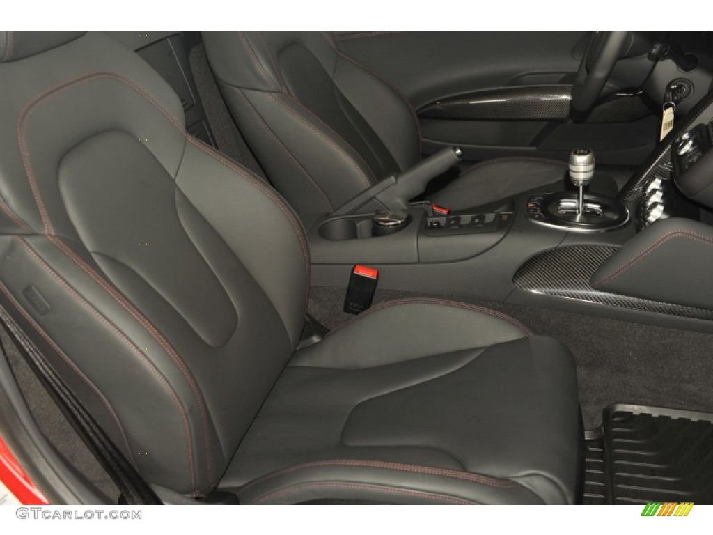 Black Interior 2012 Audi R8 Spyder 4.2 FSI quattro Photo #54287540