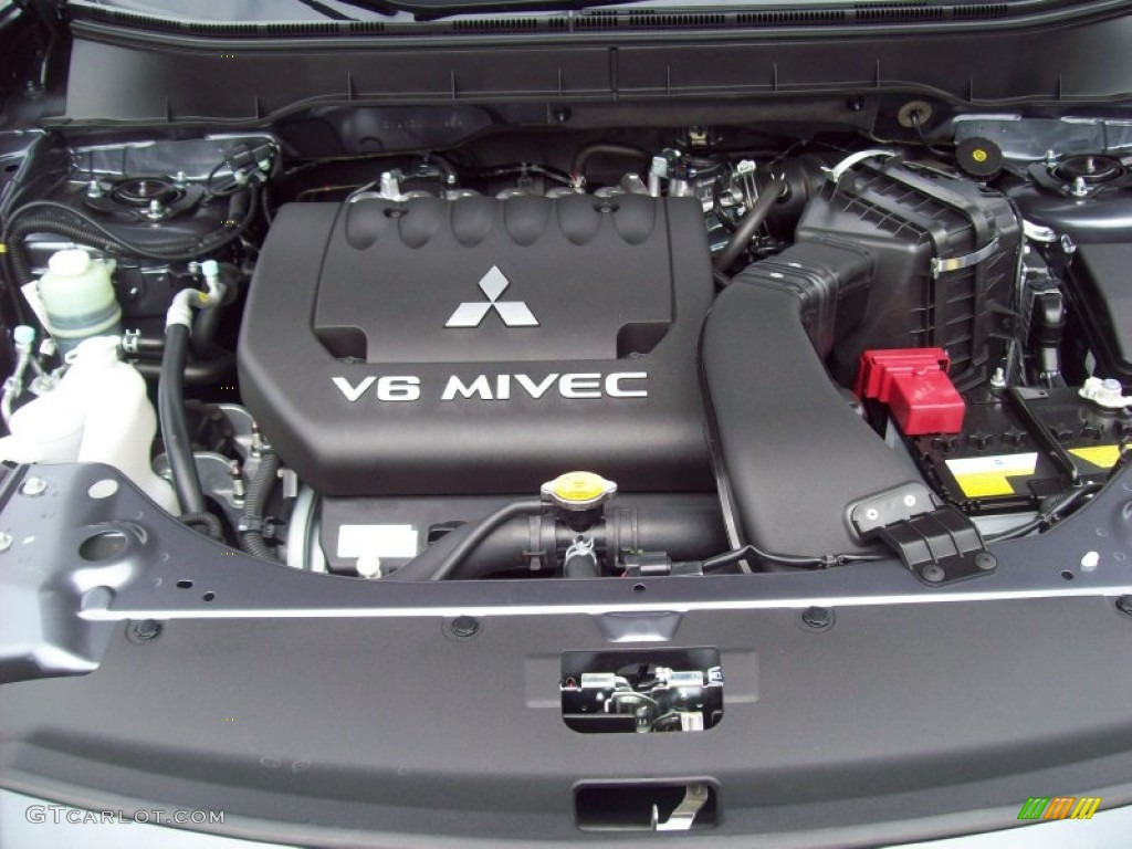 2012 Mitsubishi Outlander GT S AWD 3.0 Liter SOHC 24-Valve MIVEC V6 Engine Photo #54287546