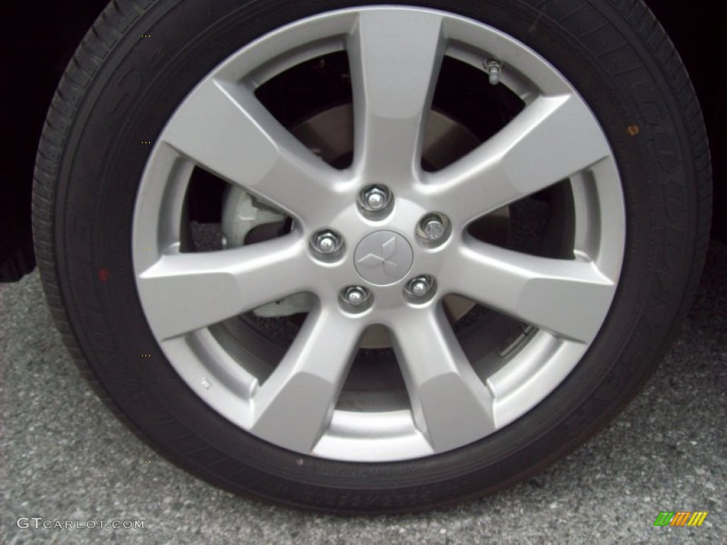 2012 Mitsubishi Outlander GT S AWD Wheel Photo #54287562