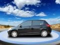 2009 Super Black Nissan Versa 1.8 S Hatchback  photo #2